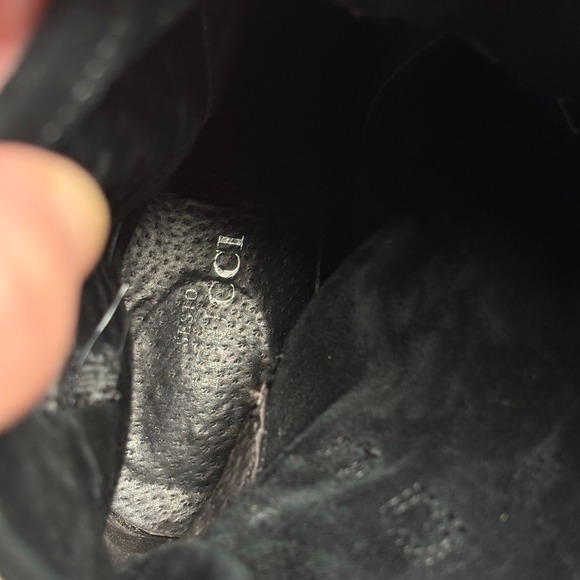 Sesto Meucci Women's 9.5 Black Slouchy Suede Pull On Moto Boots Biker Boho - Picture 9 of 10